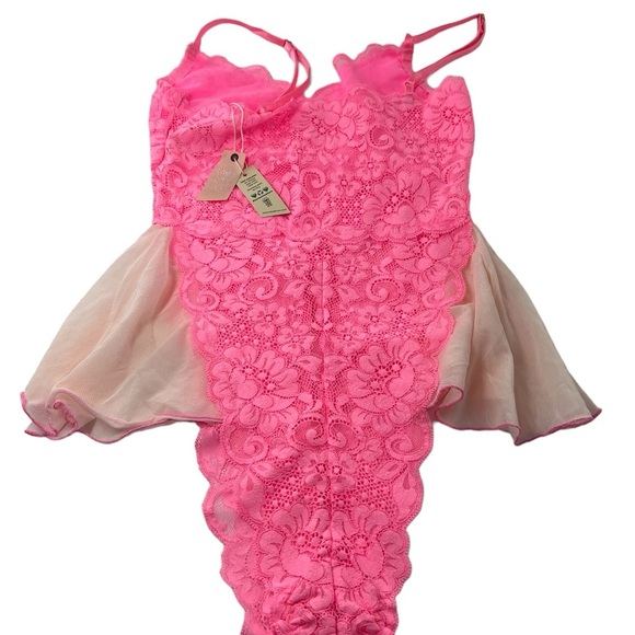 NWT We are HAH/Free People Maid To Wear Bodysuit Rose Quartz Size S - Picture 6 of 10